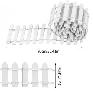 Plotová branka – Miniaturní dřevěné oplocení – 90 x 5 cm – 2 kusy – Pro dekorativní účely