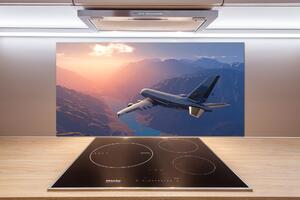 Skleněný panel do kuchyně Letadlo pksh-49860633
