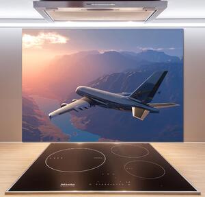 Skleněný panel do kuchyně Letadlo pksh-49860633