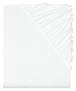 Livarno home Žerzejové napínací prostěradlo, 140-160 x 200 cm (bílá) (100389516002)