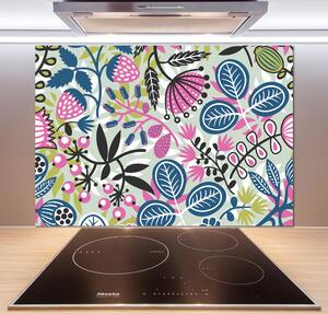 Panel do kuchyně Květinový vzor pksh-49934883