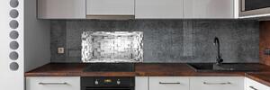 Skleněný panel do kuchynské linky Kvádry pksh-50138358