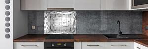 Skleněný panel do kuchynské linky Kvádry pksh-50138358