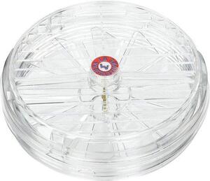 Ventilátorová mřížka pro skleněné okna – průhledná – 170 mm – Termo-ventilátor s závitem – Vhodná pro jedno- a dvojskla