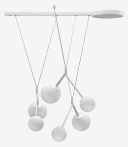 Lucis Závěsné LED svítidlo ZED 27,2W, d. 90 cm Barva: Bílá, Teplota světla: 3000K - teplá bílá, Stmívání, řízení: ON/OFF (bez stmívání)