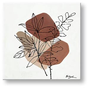 Obraz na plátně LISTY - 50x50 cm