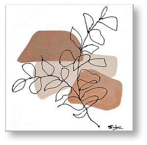Obraz na plátně LISTY - 50x50 cm