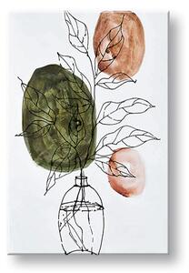 Obraz na plátně KVĚT VE VÁZE - 40x60 cm