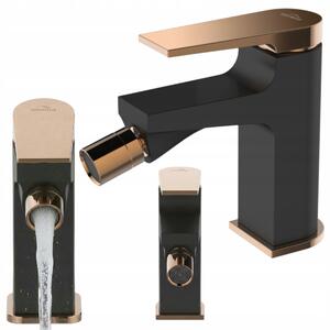 Bidetová baterie Invena Midnight černá