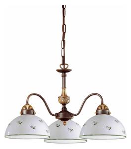 Kolarz 731.83.20 - Lustr na řetězu NONNA 3xE27/75W/230V zelená