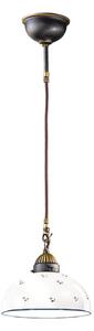 Kolarz 731.30.24 - Lustr na lanku NONNA 1xE27/75W/230V pr. 30 cm modrá