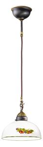 Kolarz 731.32.139 - Lustr na lanku NONNA 1xE27/75W/230V pr. 36 cm víno/jahody