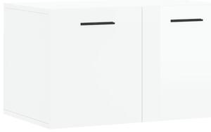 Nástěnná skříňka bílá s vysokým leskem 60x36,5x35 cm kompozit