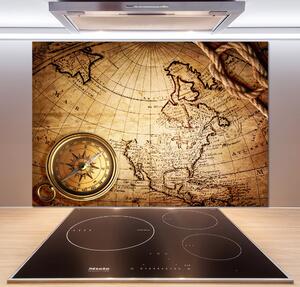 Panel do kuchyně Kompas na mapě pksh-51580296
