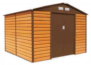 G21 Zahradní domek G21 GAH 706 - 277 x 255 cm, hnědý