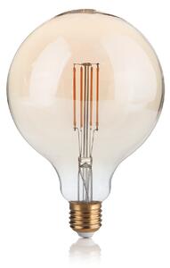 LAMPADINA VINTAGE GLOBO LED filamentová žárovka E27 4W 330lm 2200K stmívatelná, jantarová