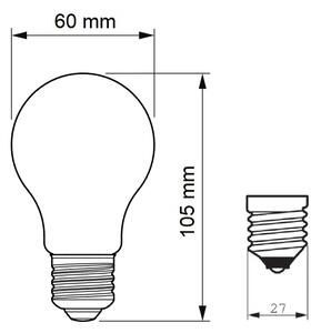 MASTER LEDBulb ND 4-60W E27 830 A60 FR G EEL A Žárovka 4W 840lm