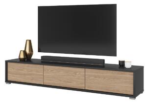 LANNY TV stolek 38, antracit / dub