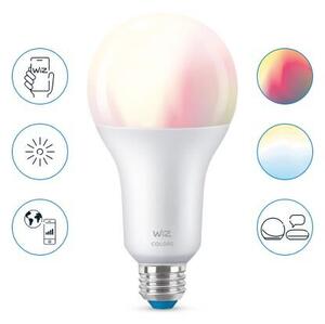 WiZ LED žárovka E27 A80 18,5W (150W) 2452lm 2200-6500K RGB IP20, stmívatelná