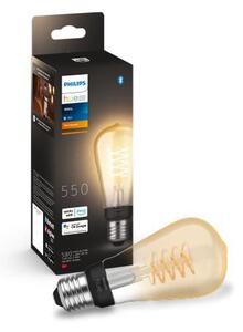 HUE White LED Filament žárovka E27 ST64 7W 550lm 2100K IP20, stmívatelná