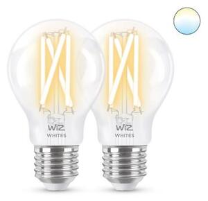 WiZ SET 2x LED žárovka E27 A60 Filmant 7W (60W) 806lm 2700-6500K IP20, stmívatelné
