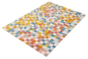 Moderní kusový koberec Osta Bloom 466116 AK991 Mozaika Kostky vícebarevný Rozměr: 60x120 cm