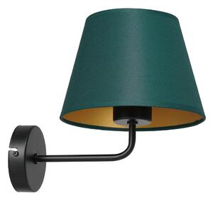Nástěnná lampa ARDEN 1xE27/60W/230V zelená/zlatá