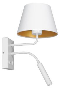 Nástěnná lampa ARDEN 1xE27/60W+1xG9/8W/230V bílá/zlatá