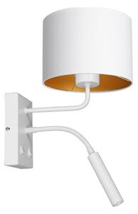 Nástěnná lampa ARDEN 1xE27/60W+1xG9/8W/230V bílá/zlatá