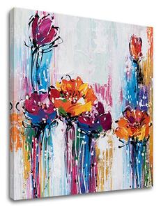 Obraz na plátně ABSTRAKT 1 díl XOBCHAB015 - 50x50 cm