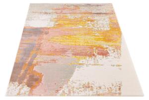 Moderní kusový koberec Osta Bloom 466139 AK992 Abstraktní krémový růžový žlutý Rozměr: 160x230 cm