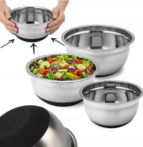 KUCHYŇSKÁ MÍSA Z NEREZOVÉ OCELI, GASTRONOMICKÁ SADA OCEL