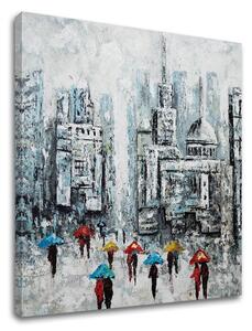 Obraz na plátně MĚSTO 1 díl - 50x50 cm