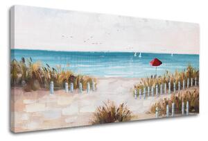 Obraz na plátně PLÁŽ 1 díl - 80x40 cm