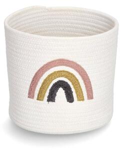 Úložný košík z pleteniny RAINBOW, Ø 25 cm