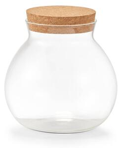 Objemná dóza s korkovým víkem, 1050 ml
