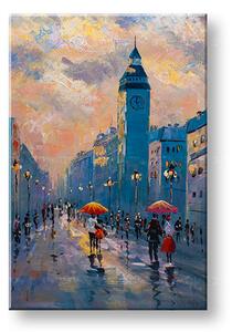 Obraz na plátně PROCHÁZKA MĚSTEM 1 díl - 40x60 cm