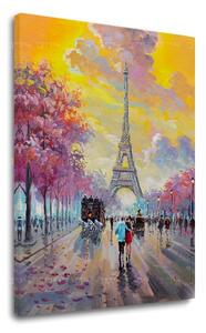 Obraz na plátně PROCHÁZKY V PAŘÍŽI 1 díl - 40x60 cm