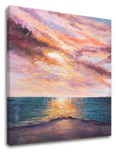 Obraz na plátně ZÁPAD SLUNCE 1 díl - 70x60 cm