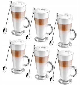 Sklenice na latte Springos 280 ml 6 ks