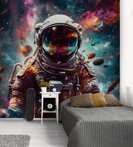 Fototapety Kosmonaut na pozadí vesmíru, Fototapety dětské, u95147 : uwalls.cz