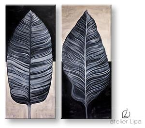 Autorská reprodukce na plátně LISTS - 60x65 cm