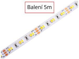 5m balení CCT LED pásek 18W/m, 2400-6000K, 12V, IP20, 120LED/m