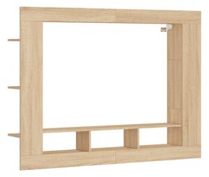 VidaXL TV skříňka dub sonoma 152 x 22 x 113 cm kompozitní dřevo