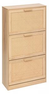 Botník 5five Simply Smart MDF 60 cm hnědá, na 18 párů bot, 3 dvířka