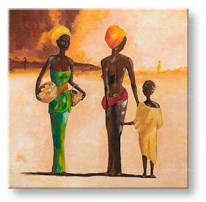 Obraz na plátně AFRICKÉ ŽENY 1 kus - 50x50 cm