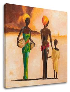 Obraz na plátně AFRICKÉ ŽENY 1 kus - 50x50 cm