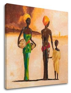 Obraz na plátně AFRICKÉ ŽENY 1 kus - 50x50 cm