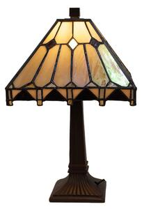 Stolní lampa Tiffany ve stylu art deco Nicole – 23x23x38 cm