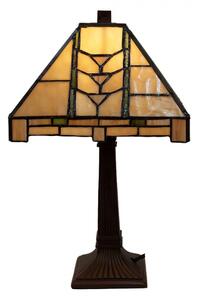 Stolní lampa Tiffany ve stylu art deco Miette – 23x23x38 cm